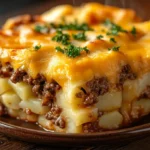 Ground Beef and Potato Casserole