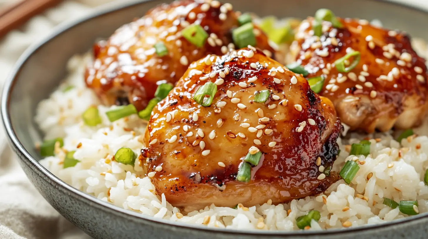 Sticky Chicken Rice 