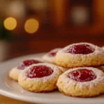 Raspberry Thumbprint Cookies