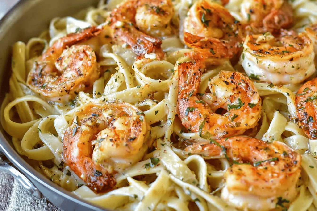 Creamy Cajun Shrimp Pasta Recipe
