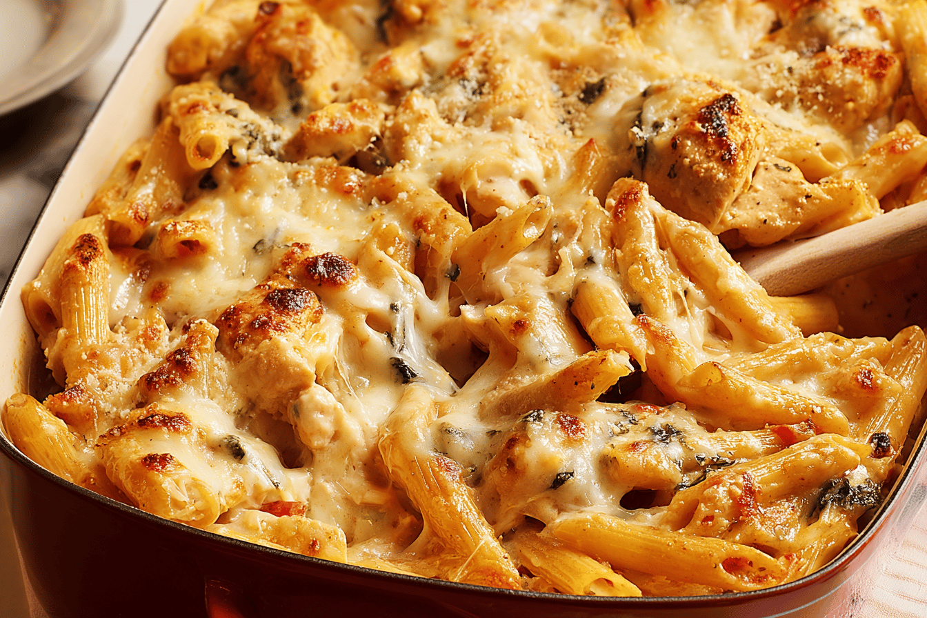 Creamy Chicken Pasta Bake