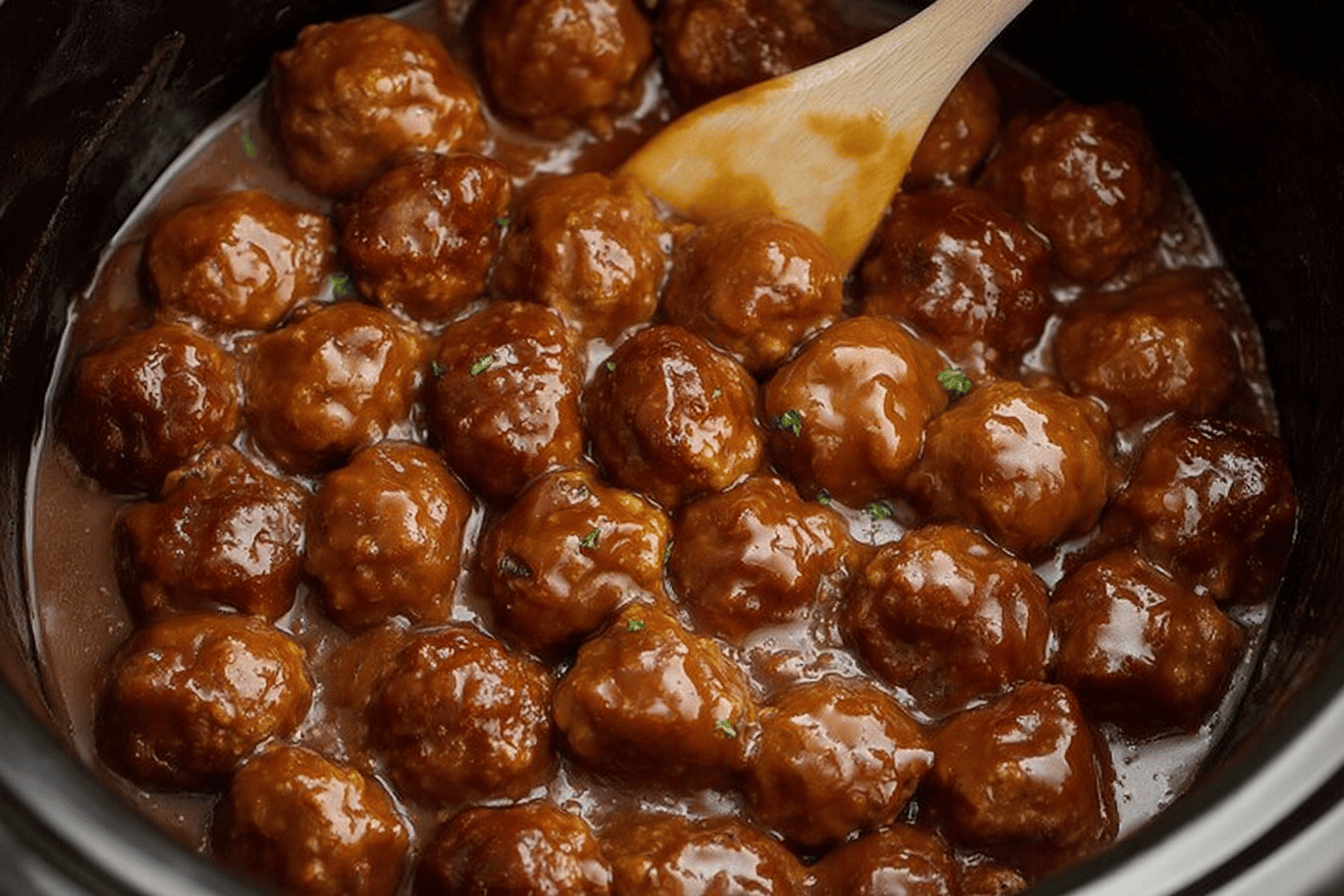 Crock Pot Salisbury Steak Meatballs