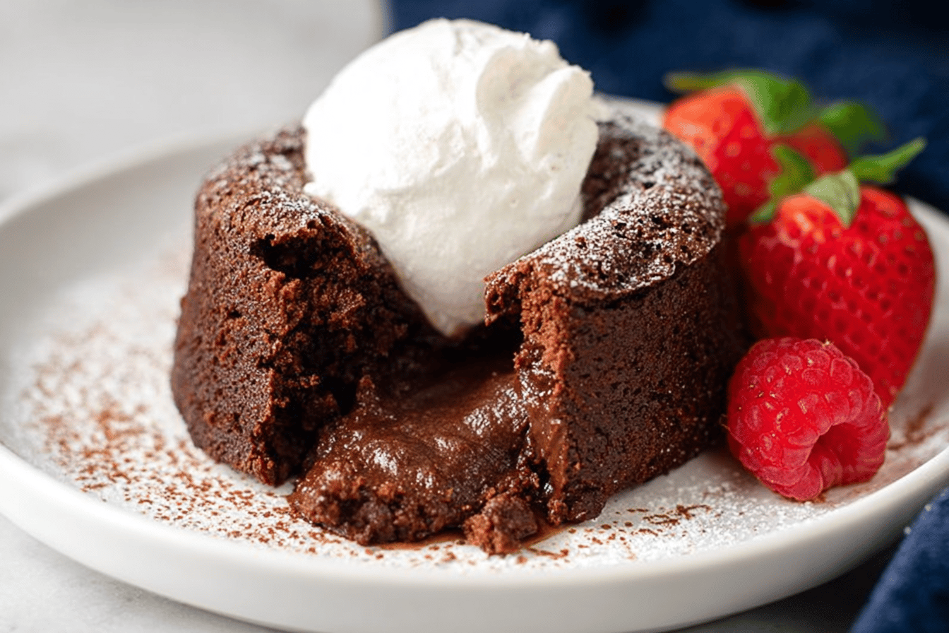 Keto Chocolate Lava Cakes