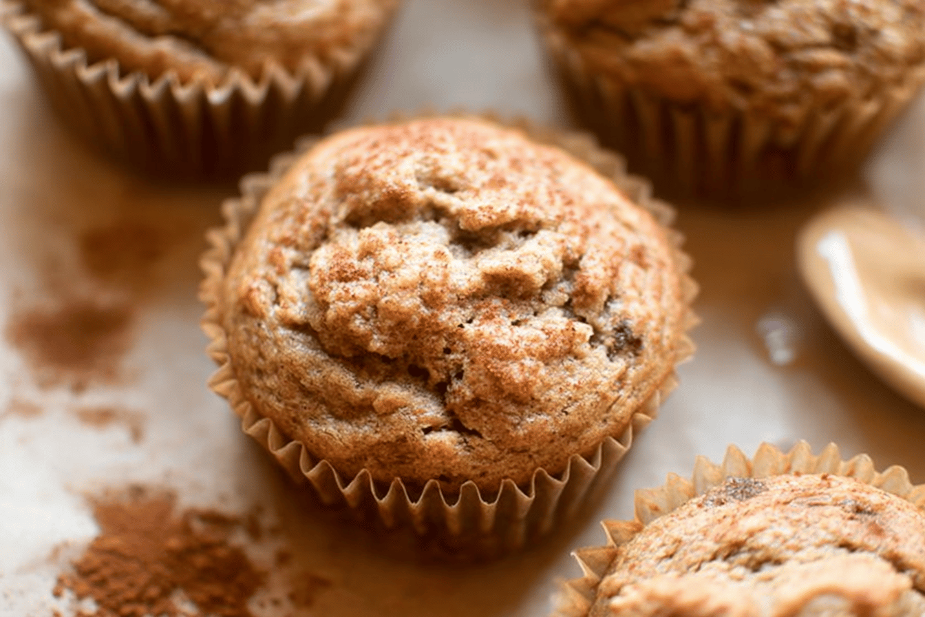 Maple Cinnamon Banana Muffins