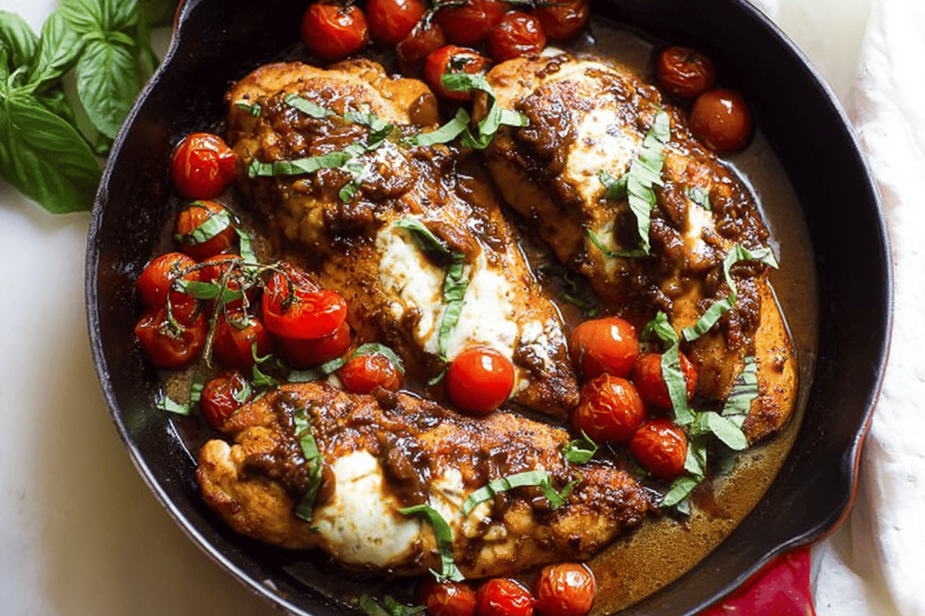 One Pan Balsamic Chicken