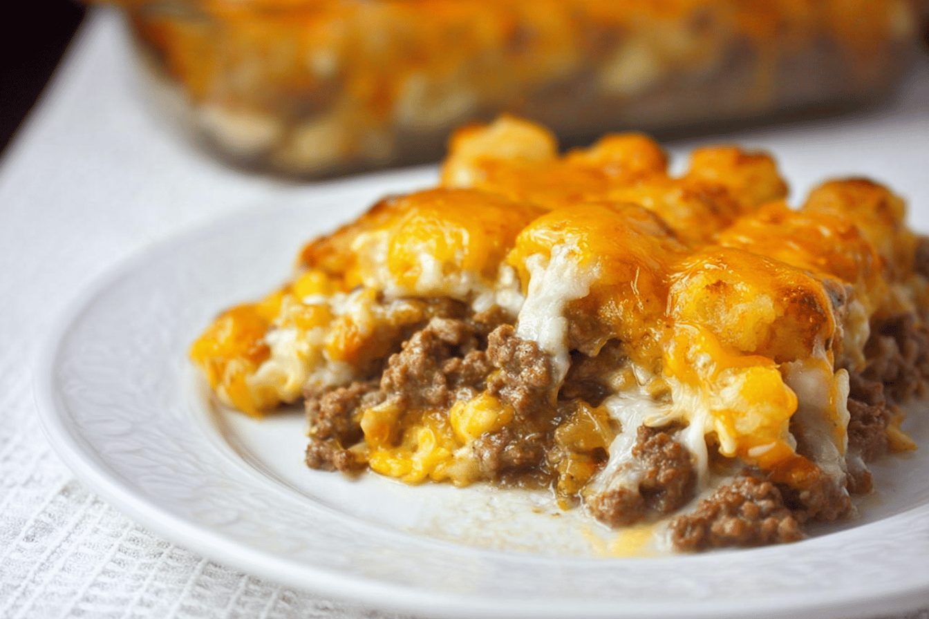 Shepherd's Pie Tater Tot Casserole