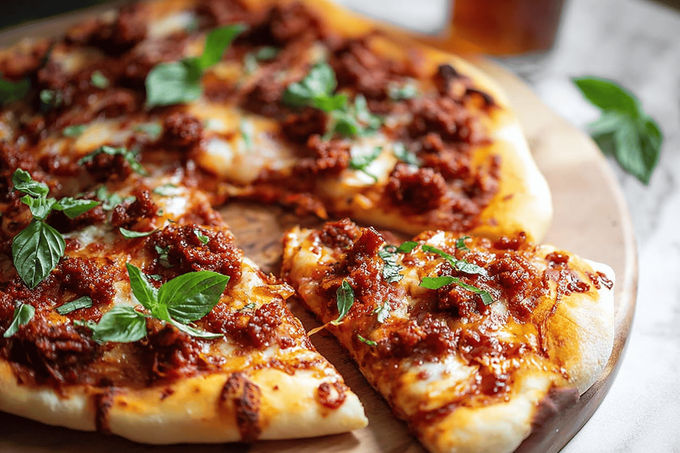 Spicy Chorizo Pizza