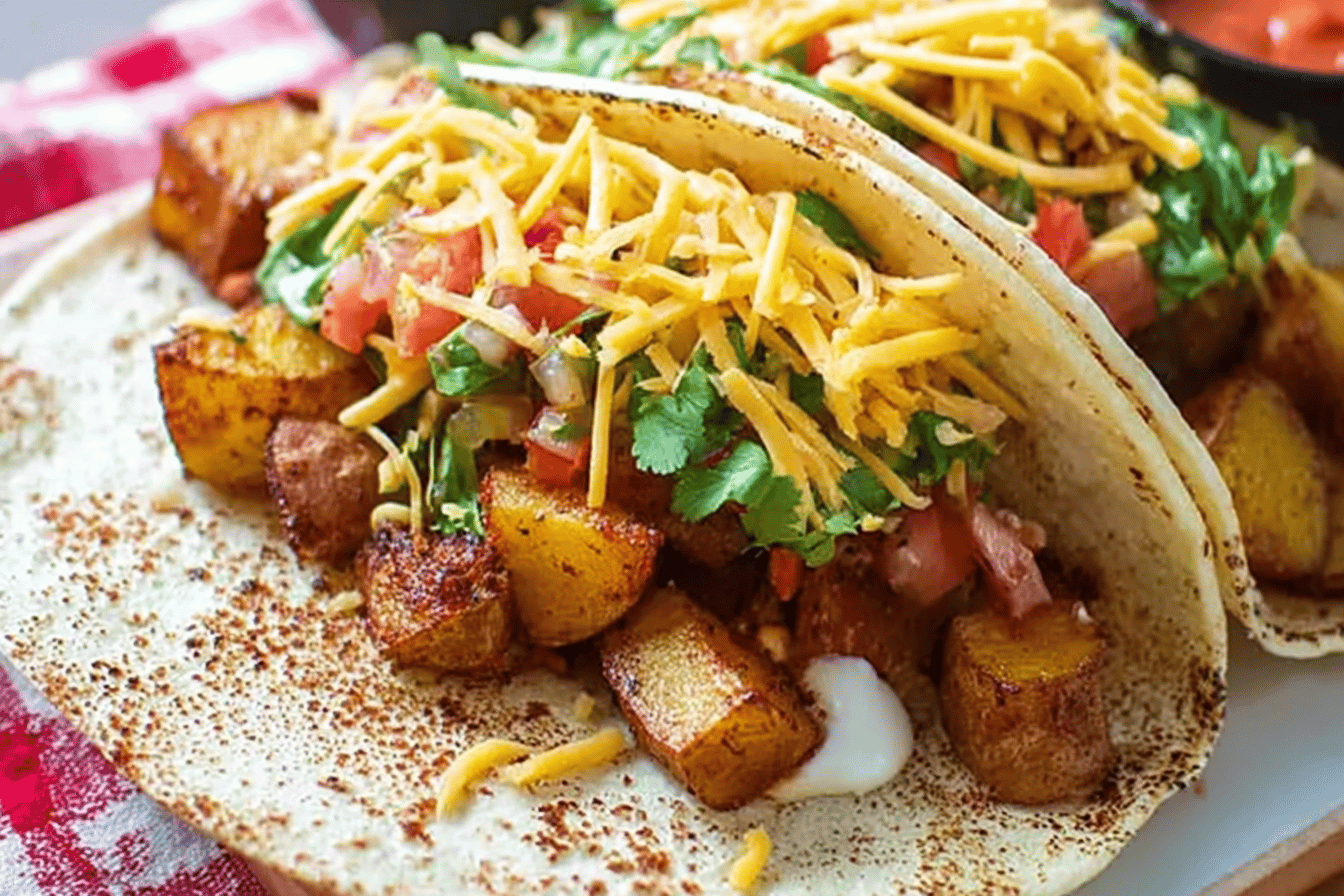 Spicy Potato Soft Taco 