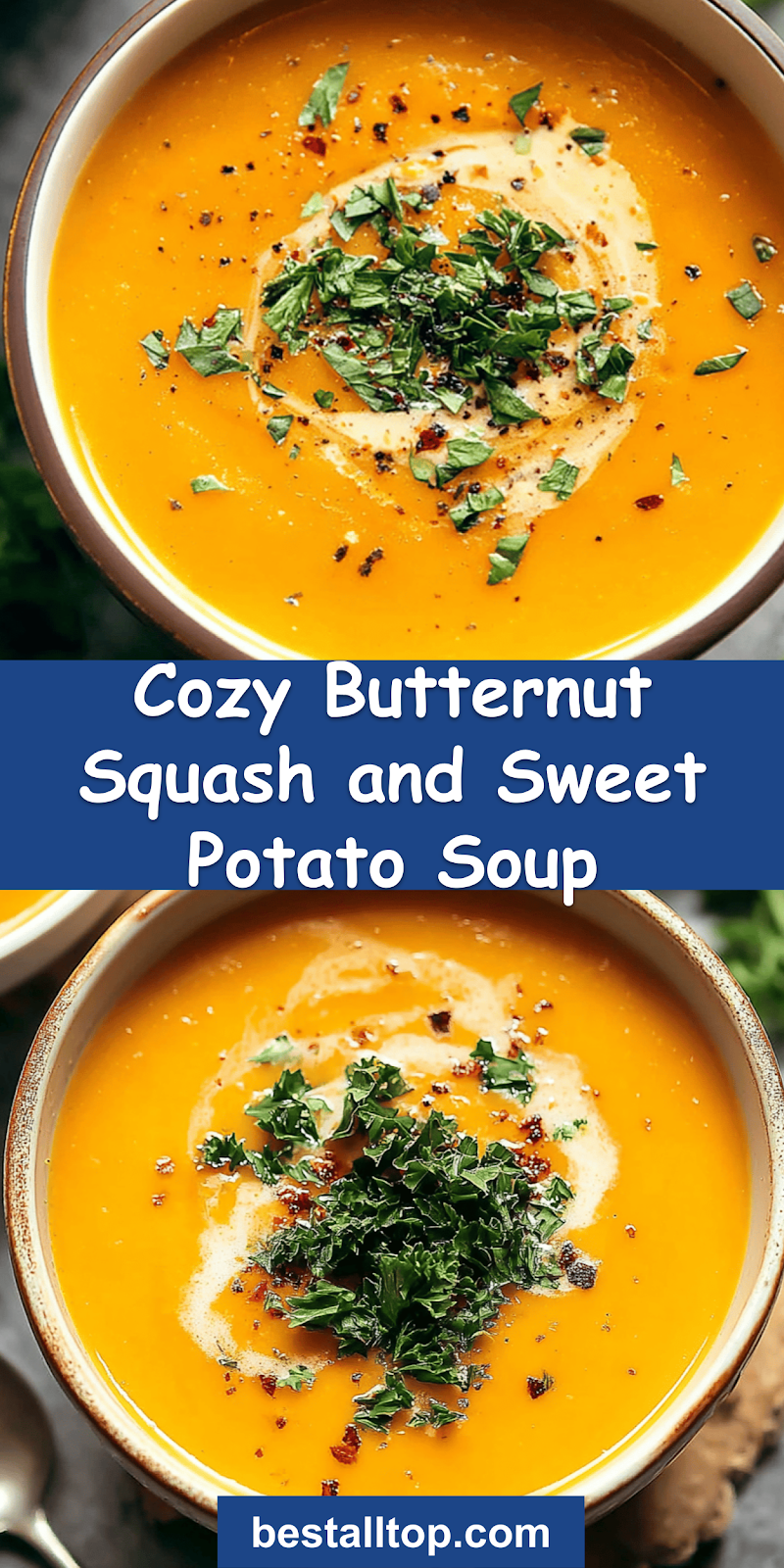 Butternut Squash and Sweet Potato Soup