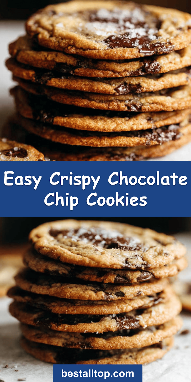 Crispy Chocolate Chip Cookies