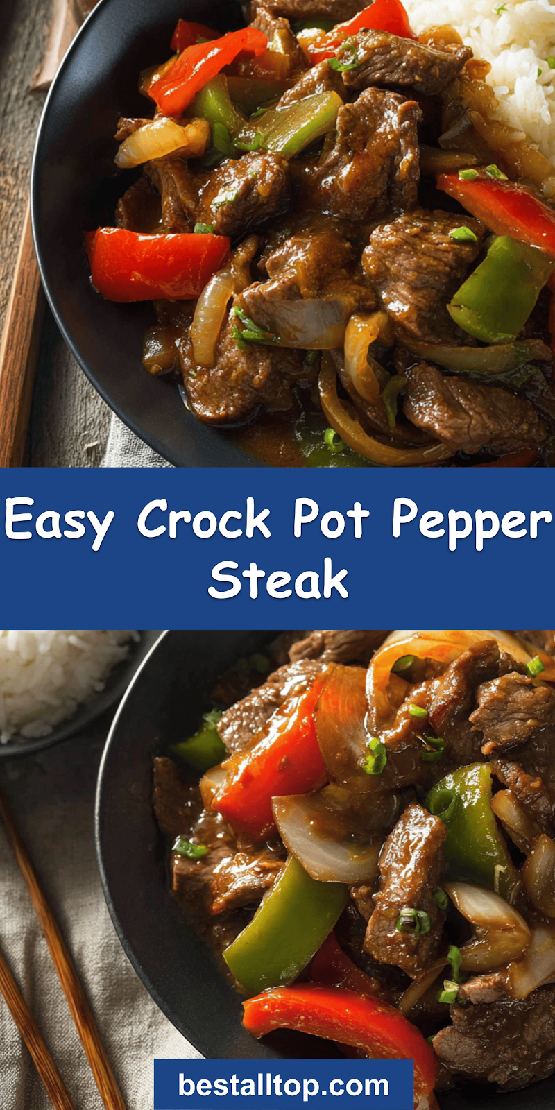 Crock Pot Pepper Steak