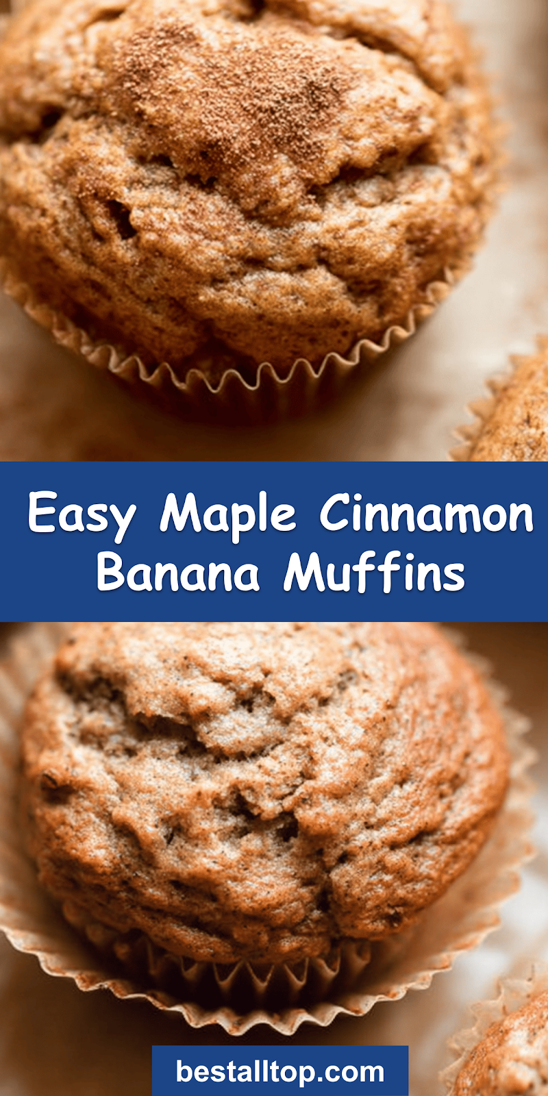 Maple Cinnamon Banana Muffins