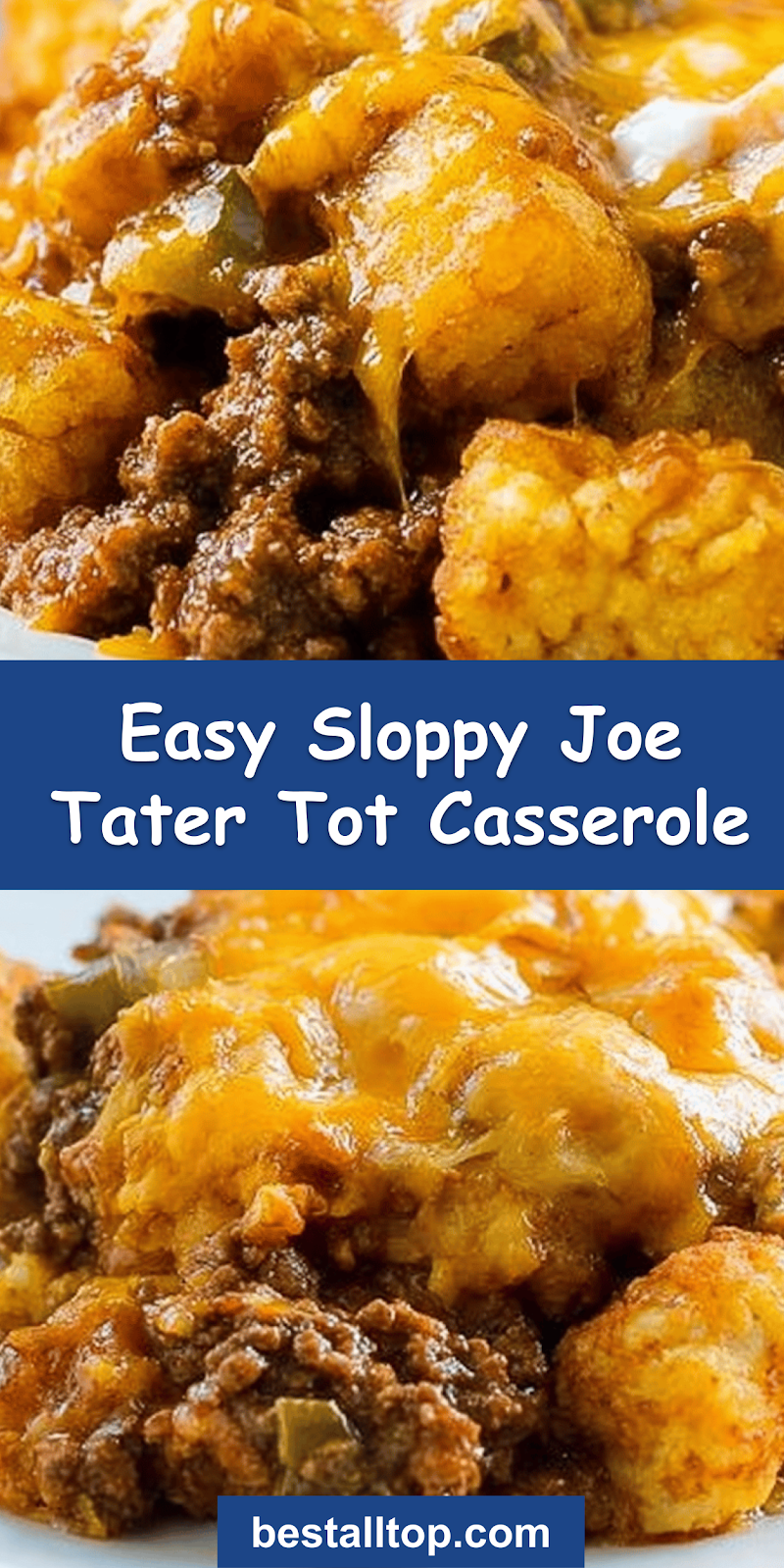 Sloppy Joe Tater Tot Casserole