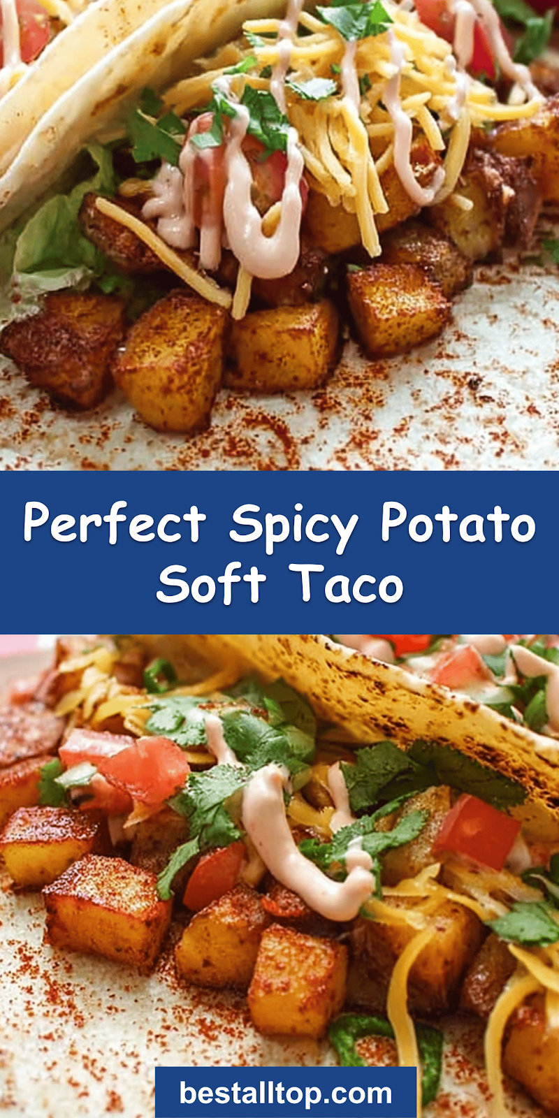 Spicy Potato Soft Taco 