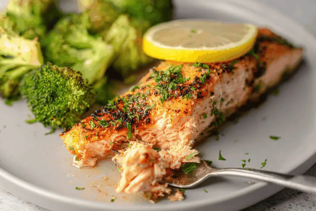 Garlic Butter Roasted Salmon