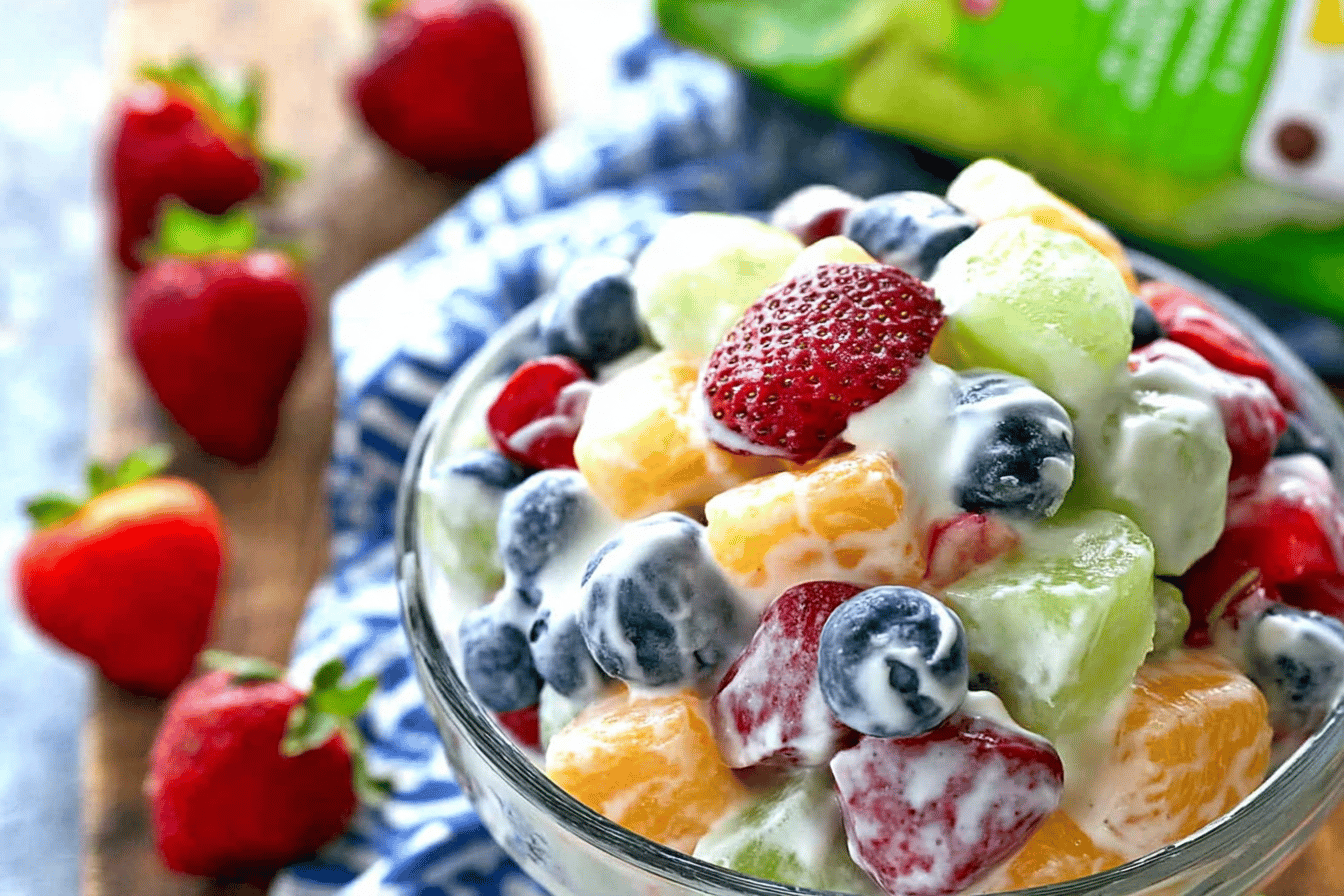 Skinny Ambrosia Fruit Salad