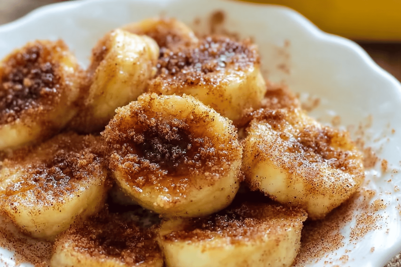 Crispy Cinnamon-Spiced Bananas