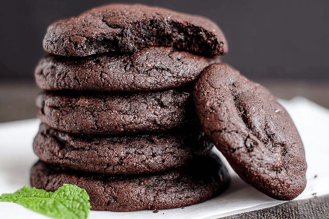 Dark Chocolate Brown Sugar Cookies