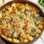 Garlic Chicken Gnocchi Skillet