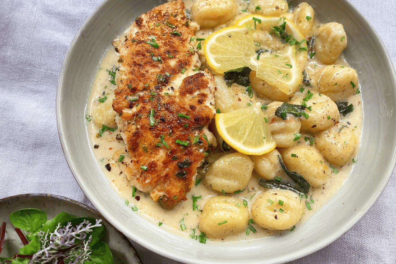 Lemon Chicken Gnocchi