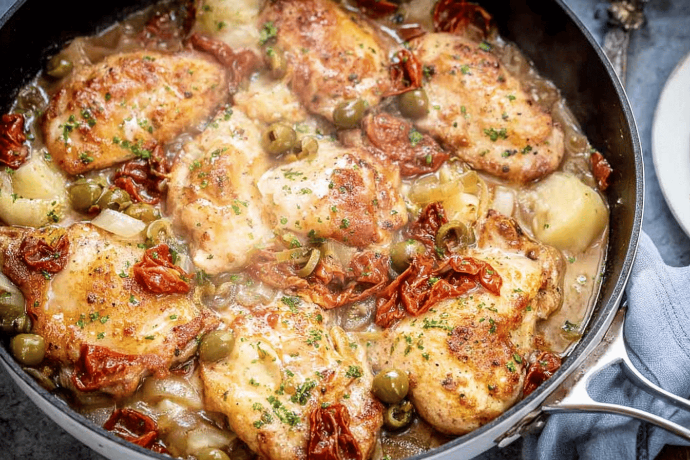 Mediterranean Chicken Skillet