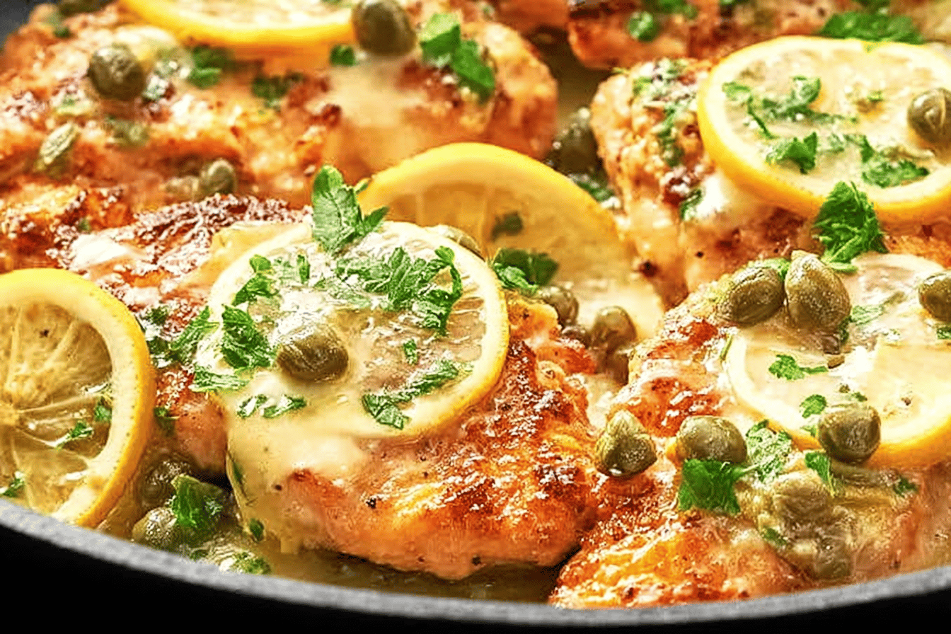 Mediterranean Style Chicken Piccata
