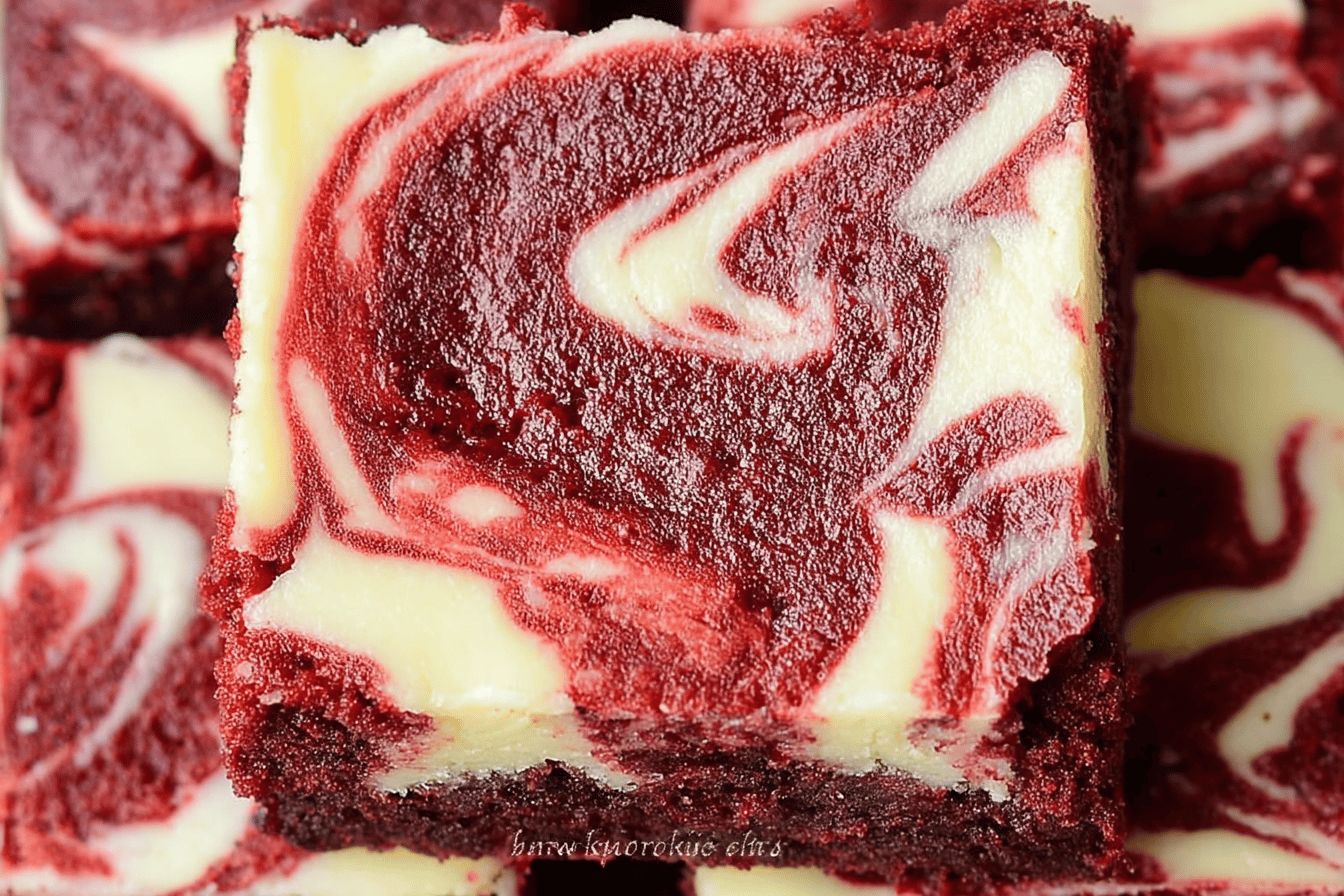 Red Velvet Cheesecake Brownies