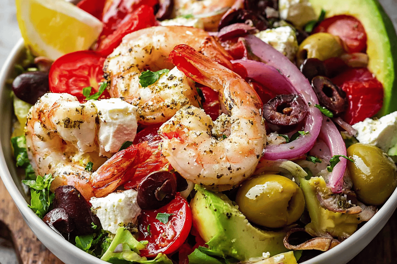 Mediterranean Shrimp Salad