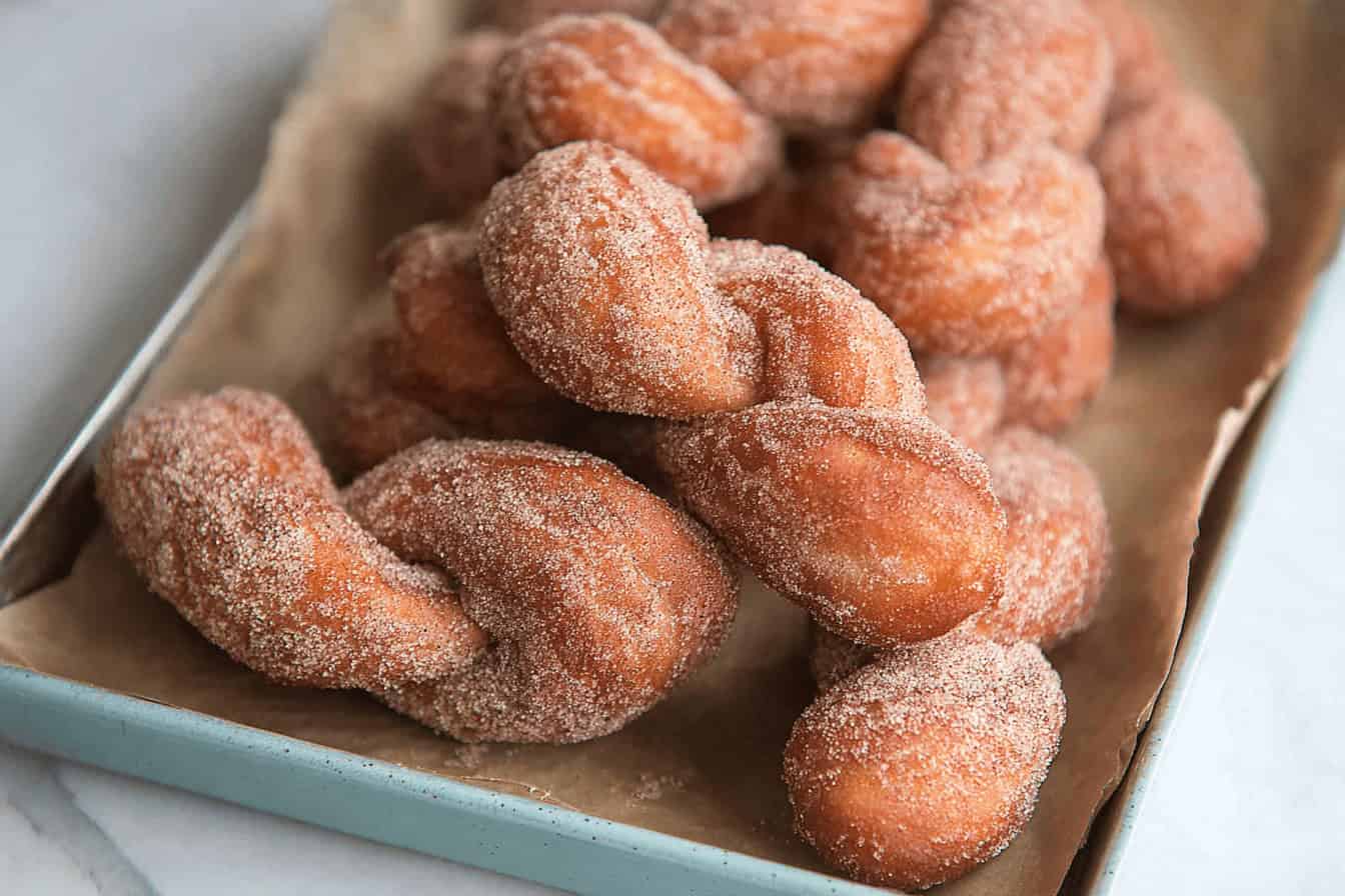 Cinnamon Sugar Twist Doughnuts