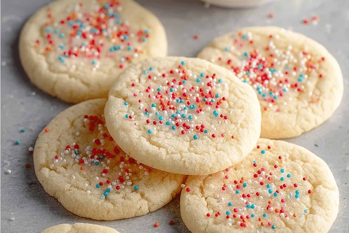 3-Ingredient Easy Sugar Cookies