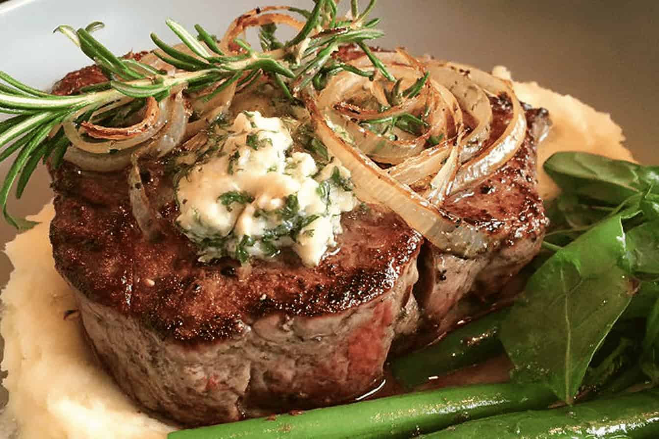 Beef Medallion in Herb and Garlic