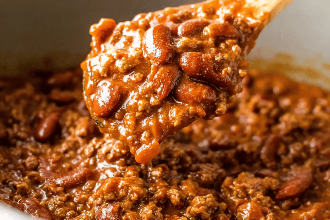Chili Recipe on Stove Top