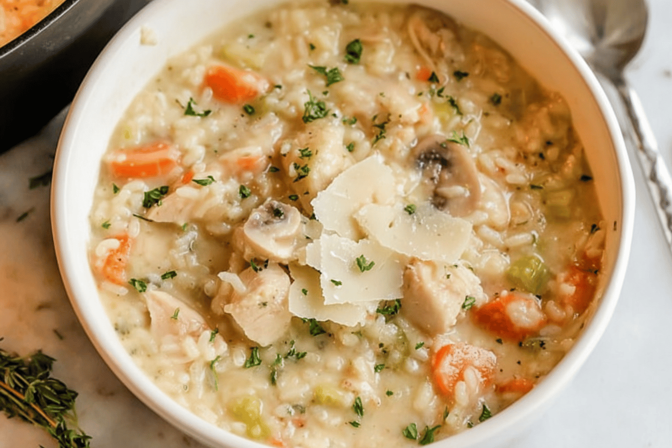 Creamy Chicken and Rice Soup