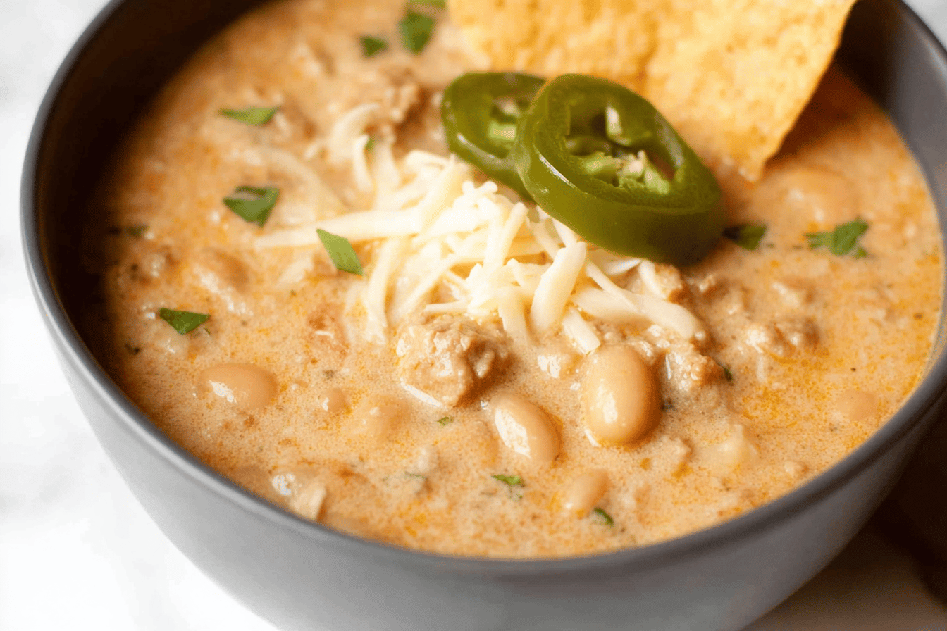 Creamy White Turkey Chili