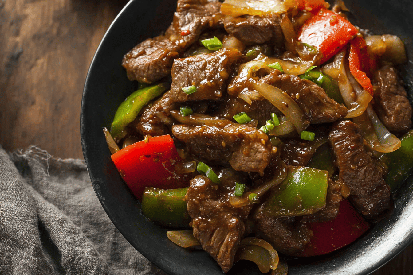 Crockpot Pepper Steak