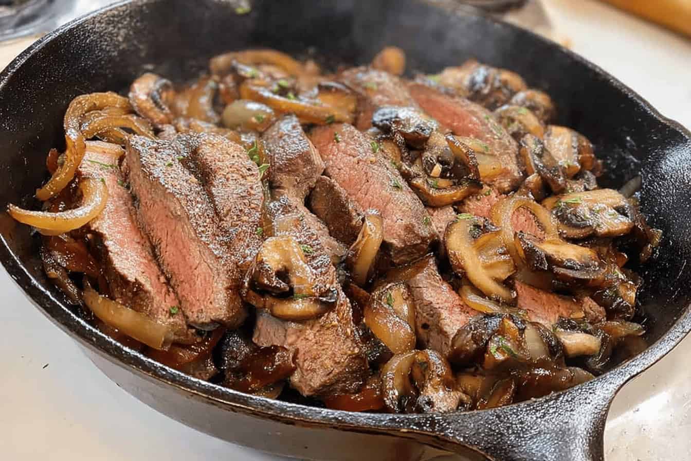 Deer Tenderloin Skillet