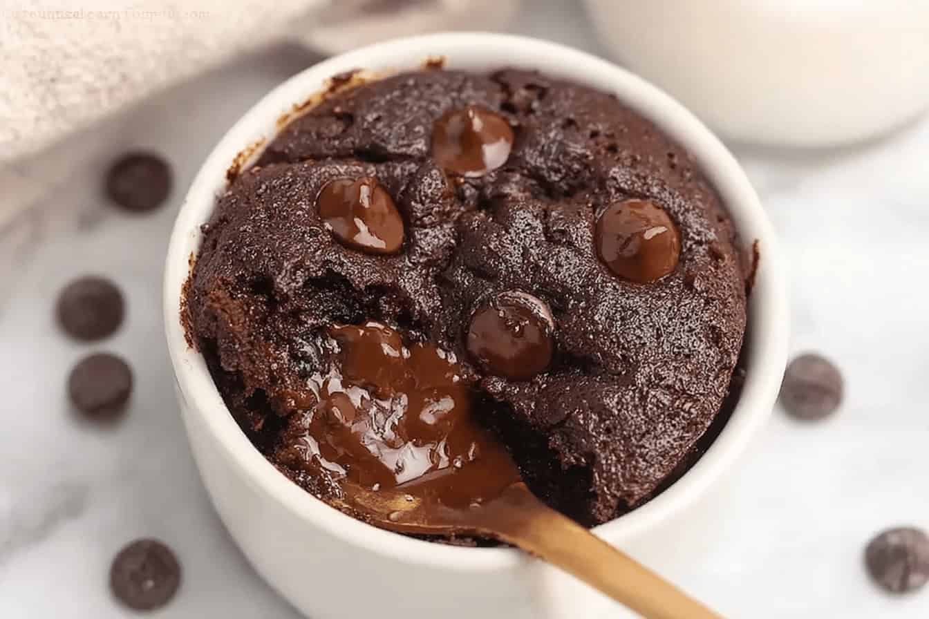 Healthy Brownie in a Mug