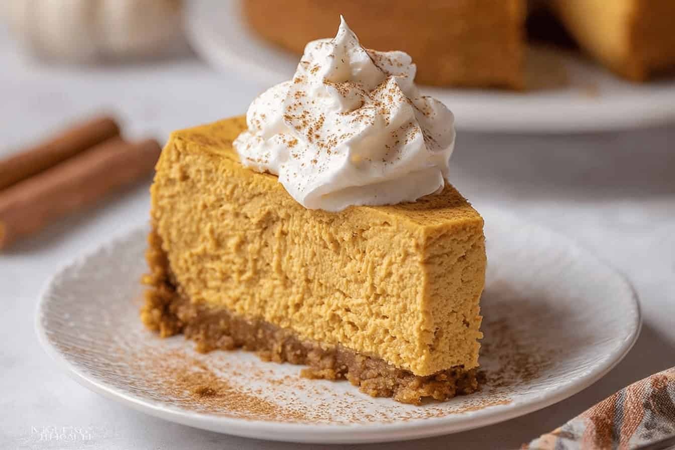 Pumpkin cheesecake