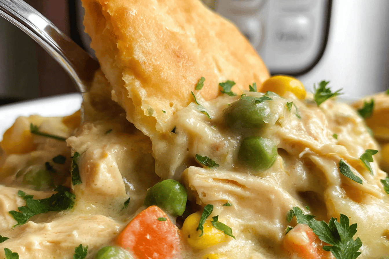 Slow Cooker Chicken Pot Pie