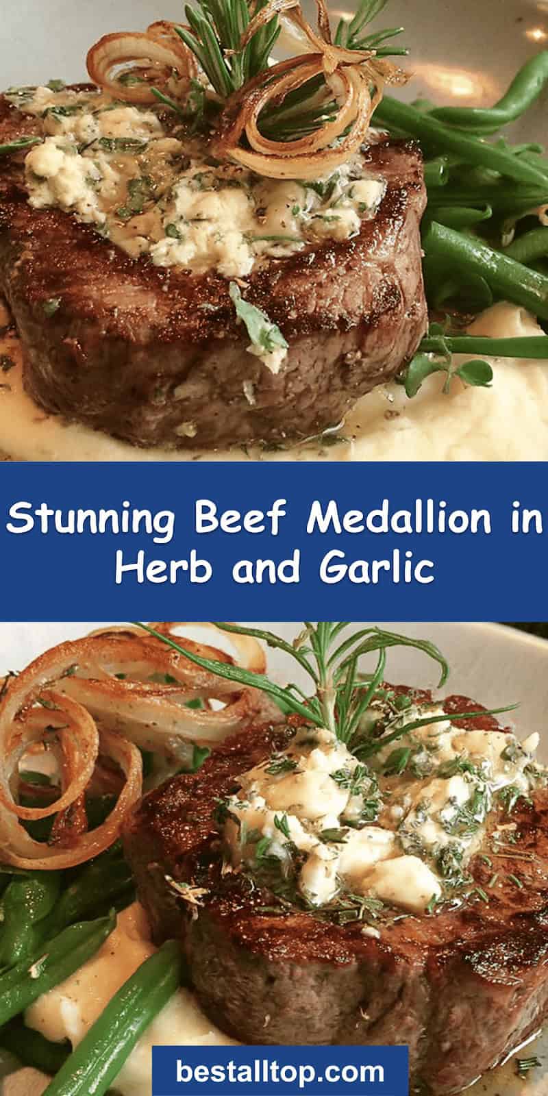 Beef Medallion in Herb and Garlic