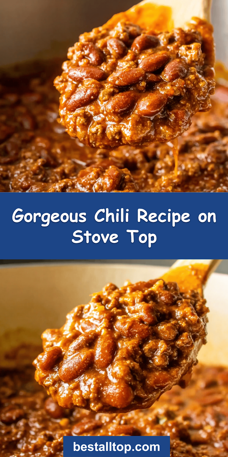 Chili Recipe on Stove Top