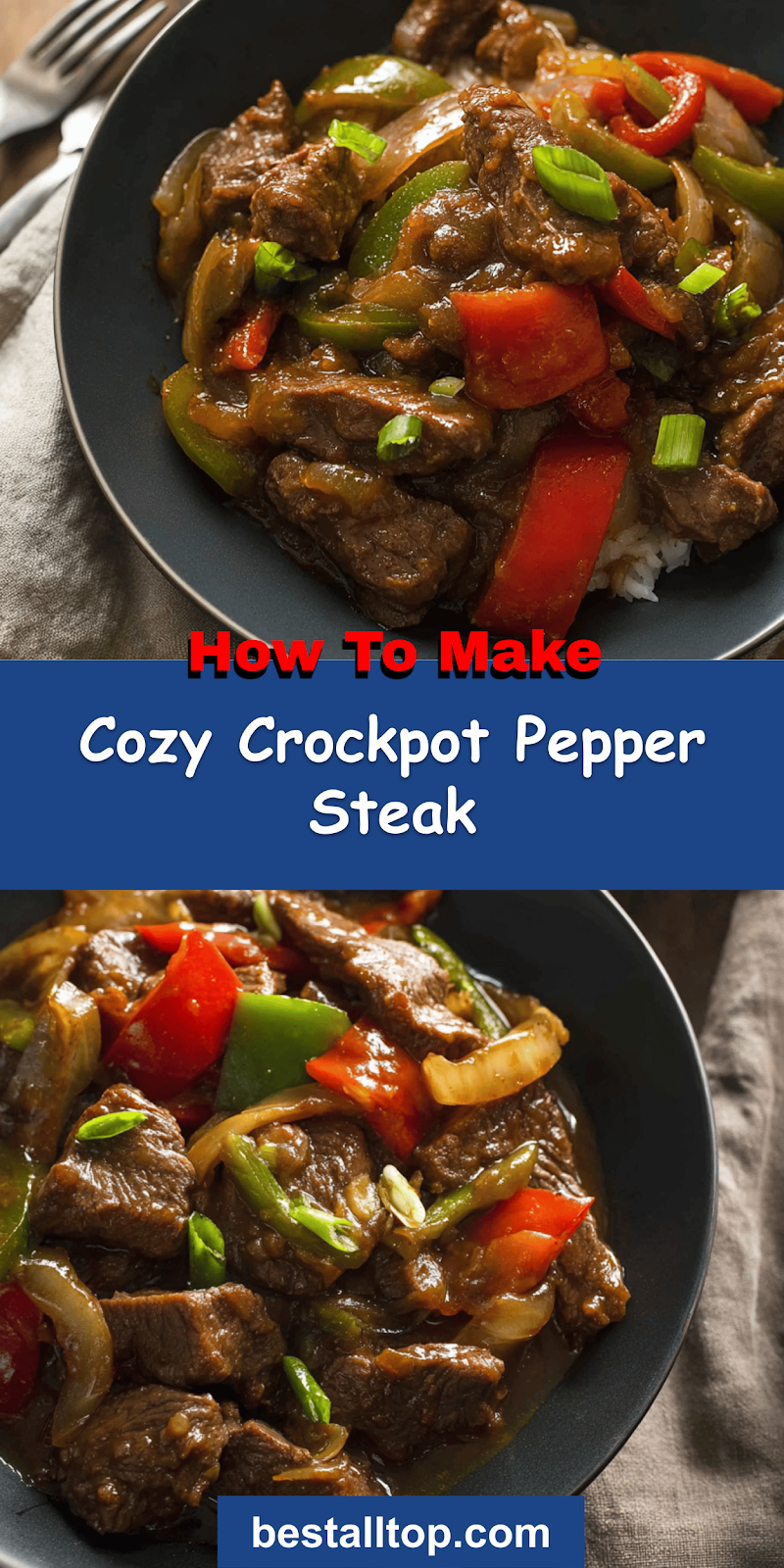 Crockpot Pepper Steak