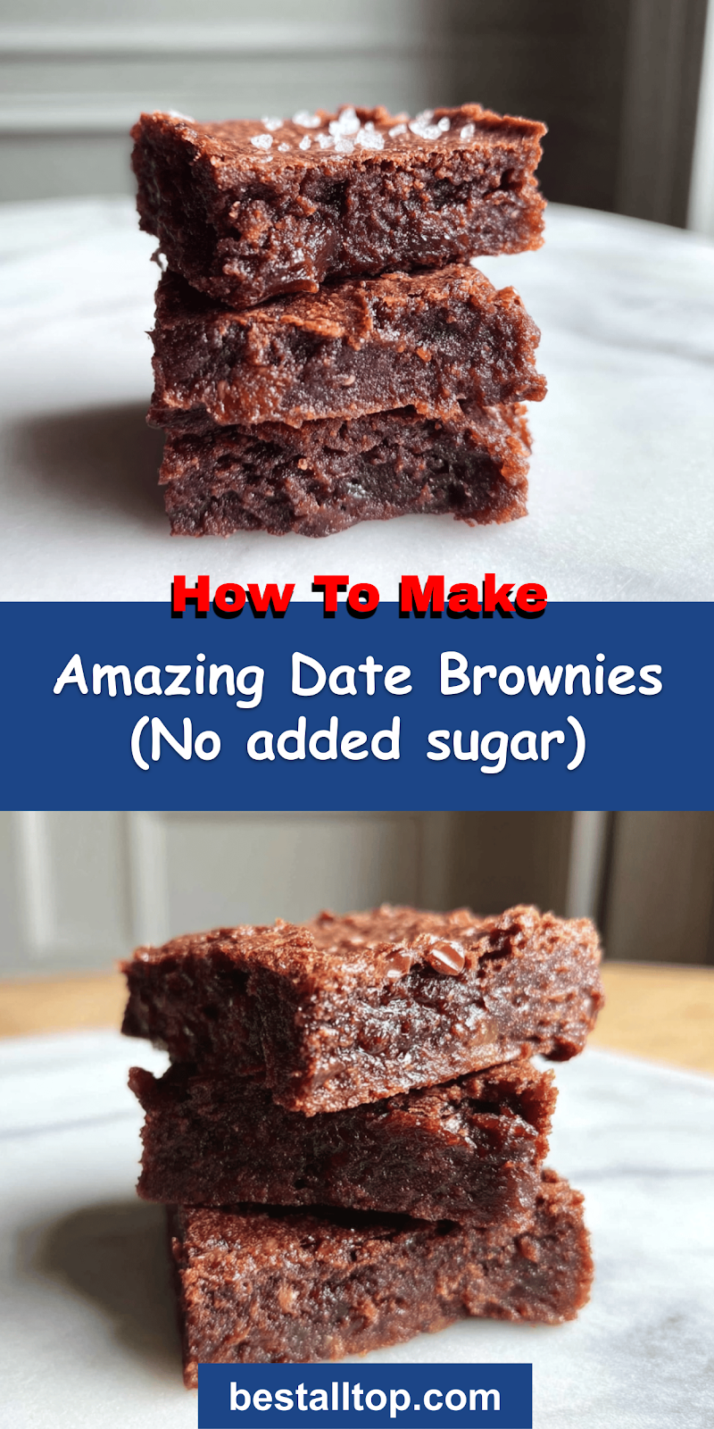 Date Brownies (No added sugar)