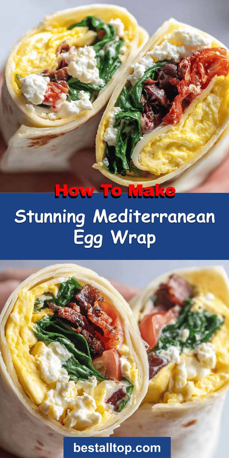 Mediterranean Egg Wrap