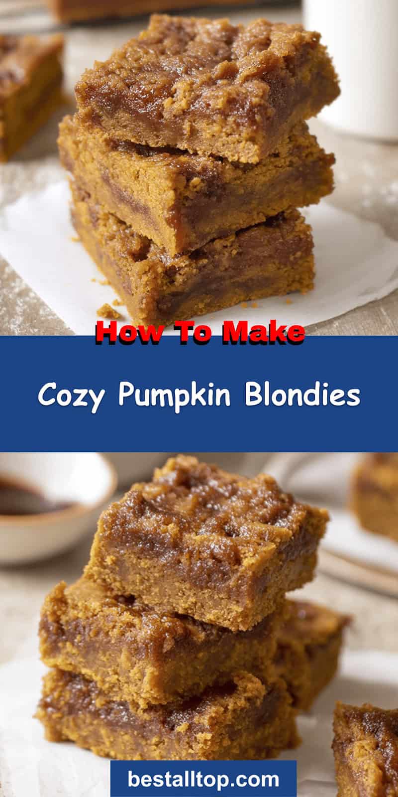 Pumpkin Blondies