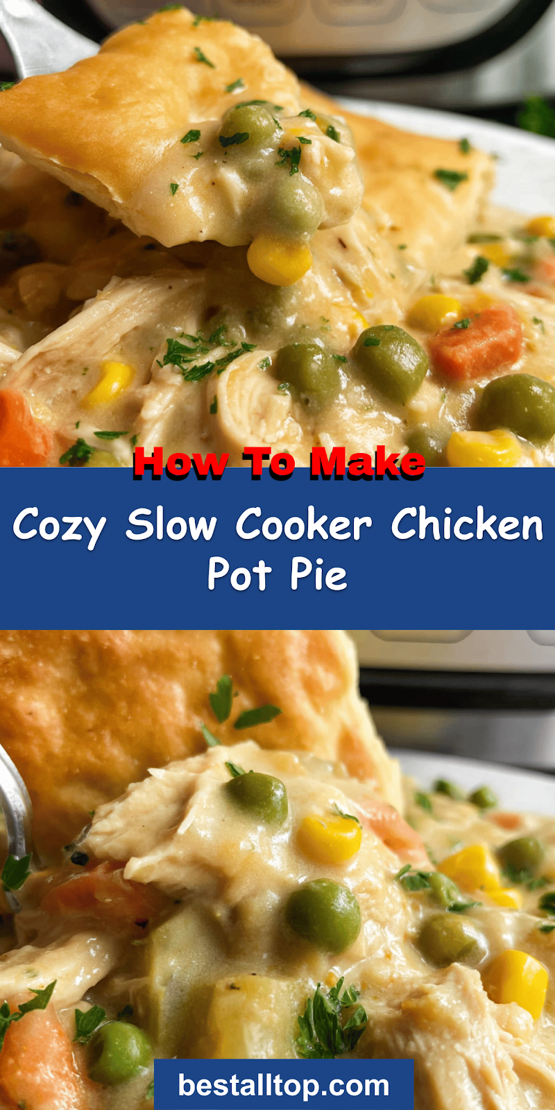 Slow Cooker Chicken Pot Pie