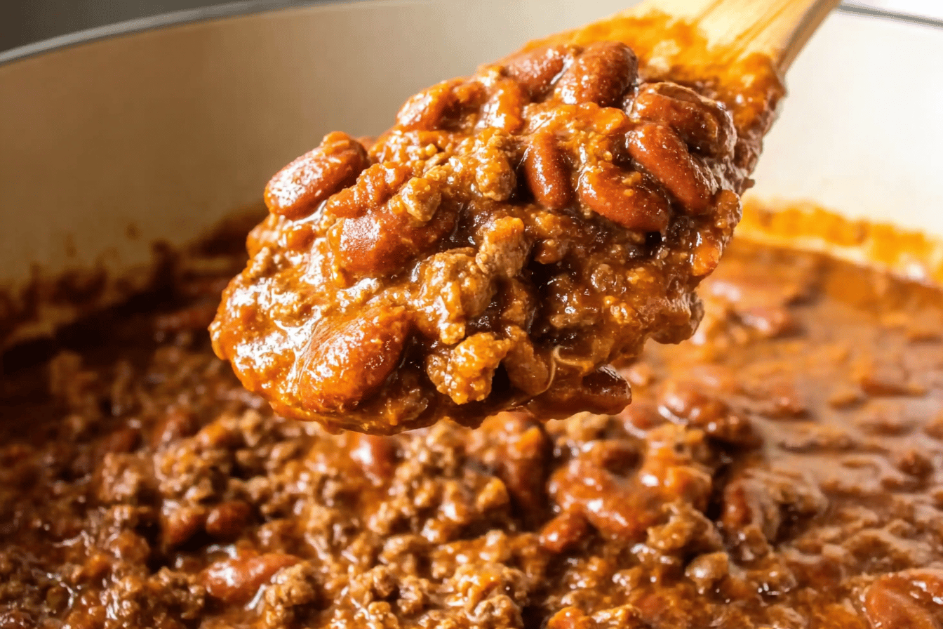 Chili Recipe on Stove Top