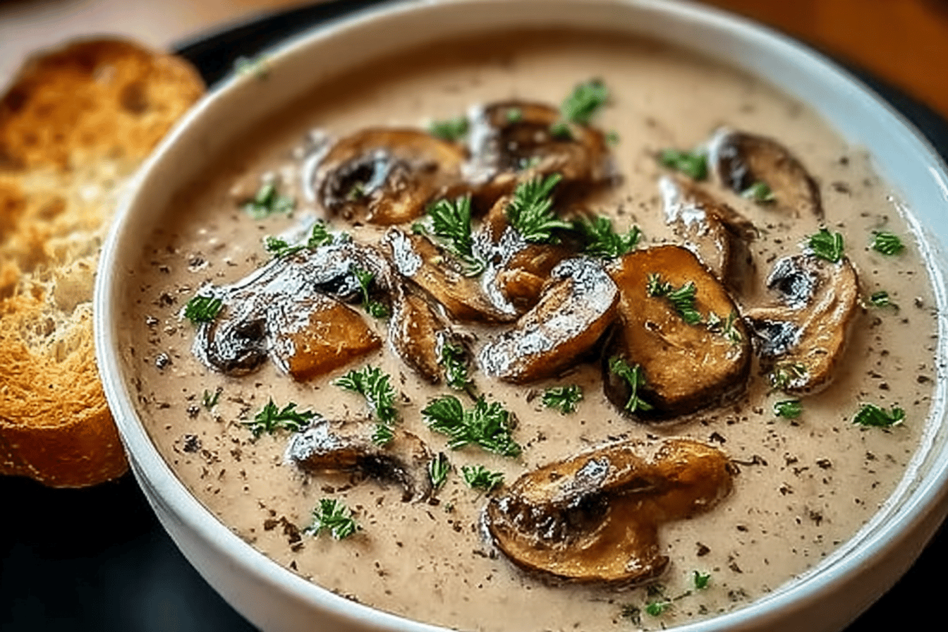 Creamy Mushroom Soup Recipe