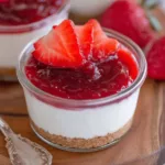 Healthy no bake cheesecake cups