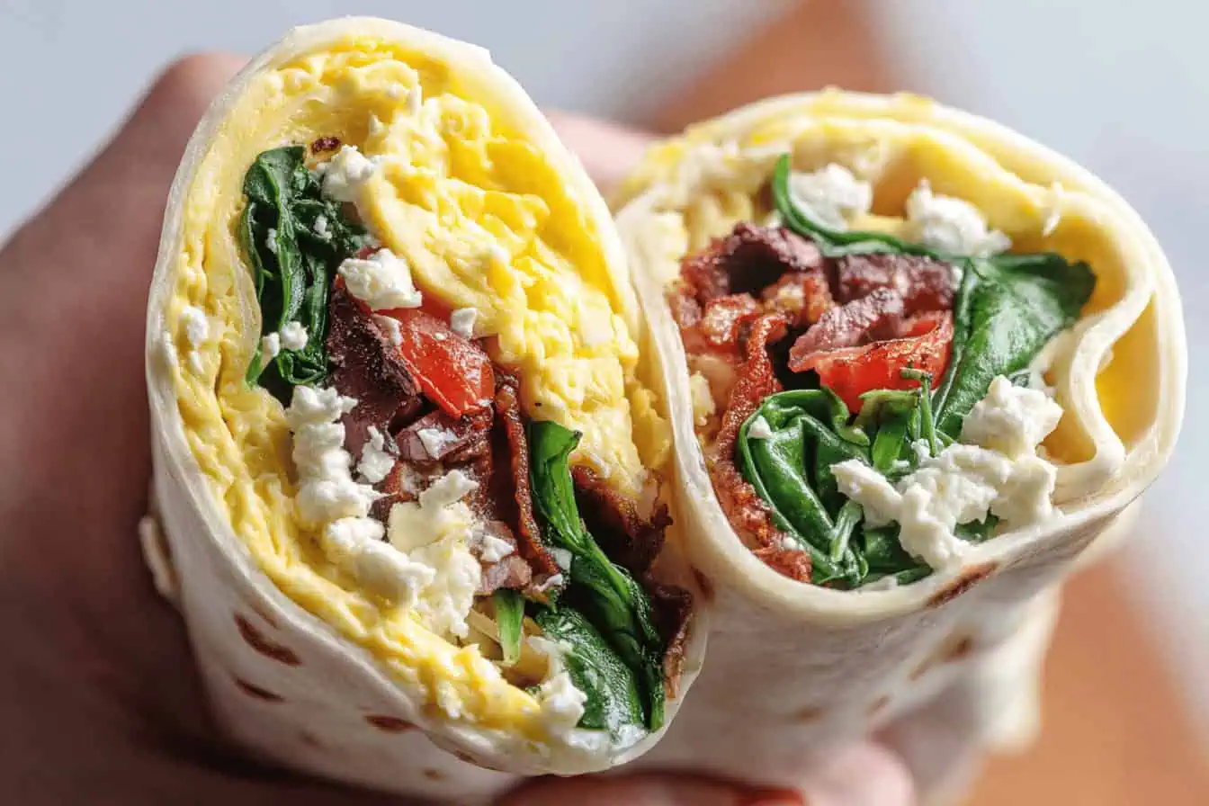Mediterranean Egg Wrap